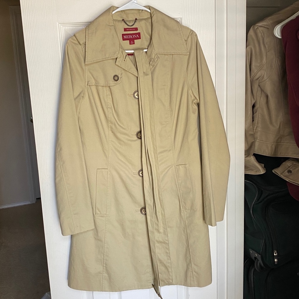 Merona khaki Trench Coat